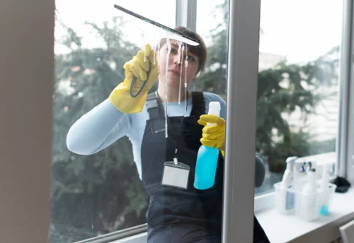 Nettoyage de vitres intérieures et extérieures à Jaudrais